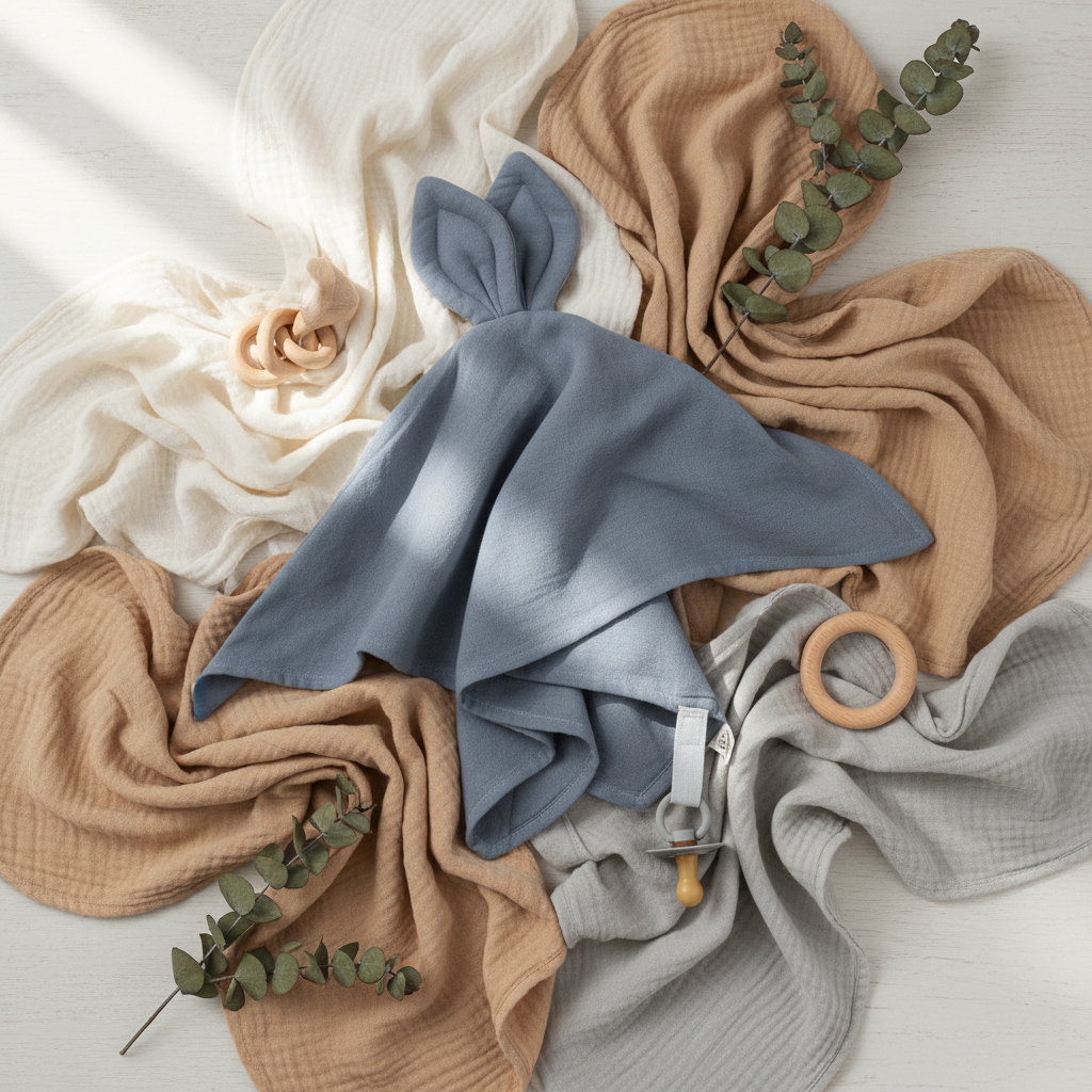 Flatlay mit Nursery-Styling