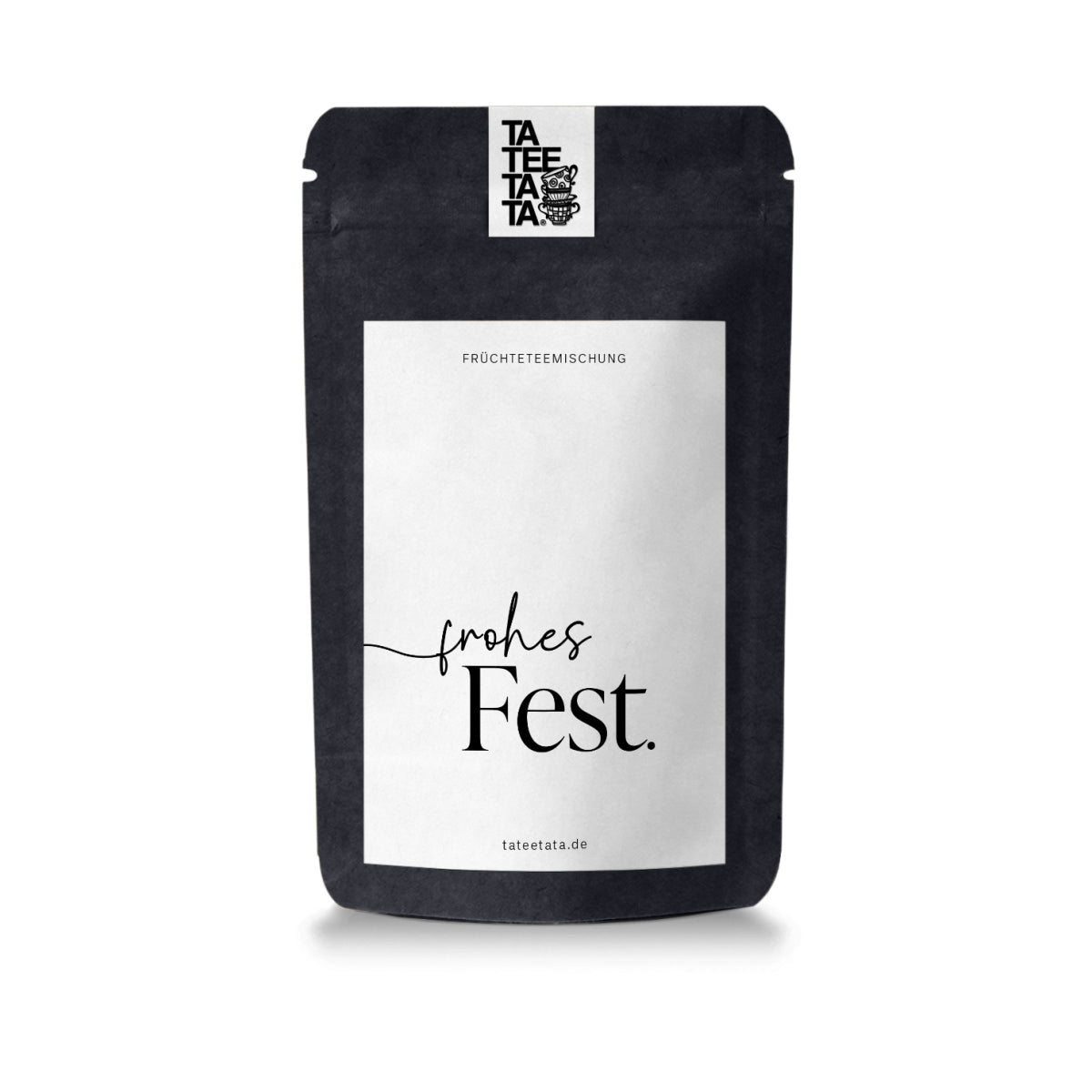 Tee „frohes Fest“ – Früchteteemischung Apfel Zimt in der Geschenktüte