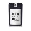 Tee „Hoch sollst du leben“ – Früchteteemischung Erdbeer Himbeer in der Geschenktüte
