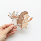 Herbstigel-Bügelbild - nur der Igel, nichts drumherum