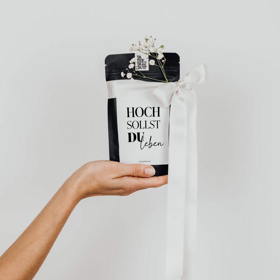 Tee „Hoch sollst du leben“ – Früchteteemischung Erdbeer Himbeer, 15 g