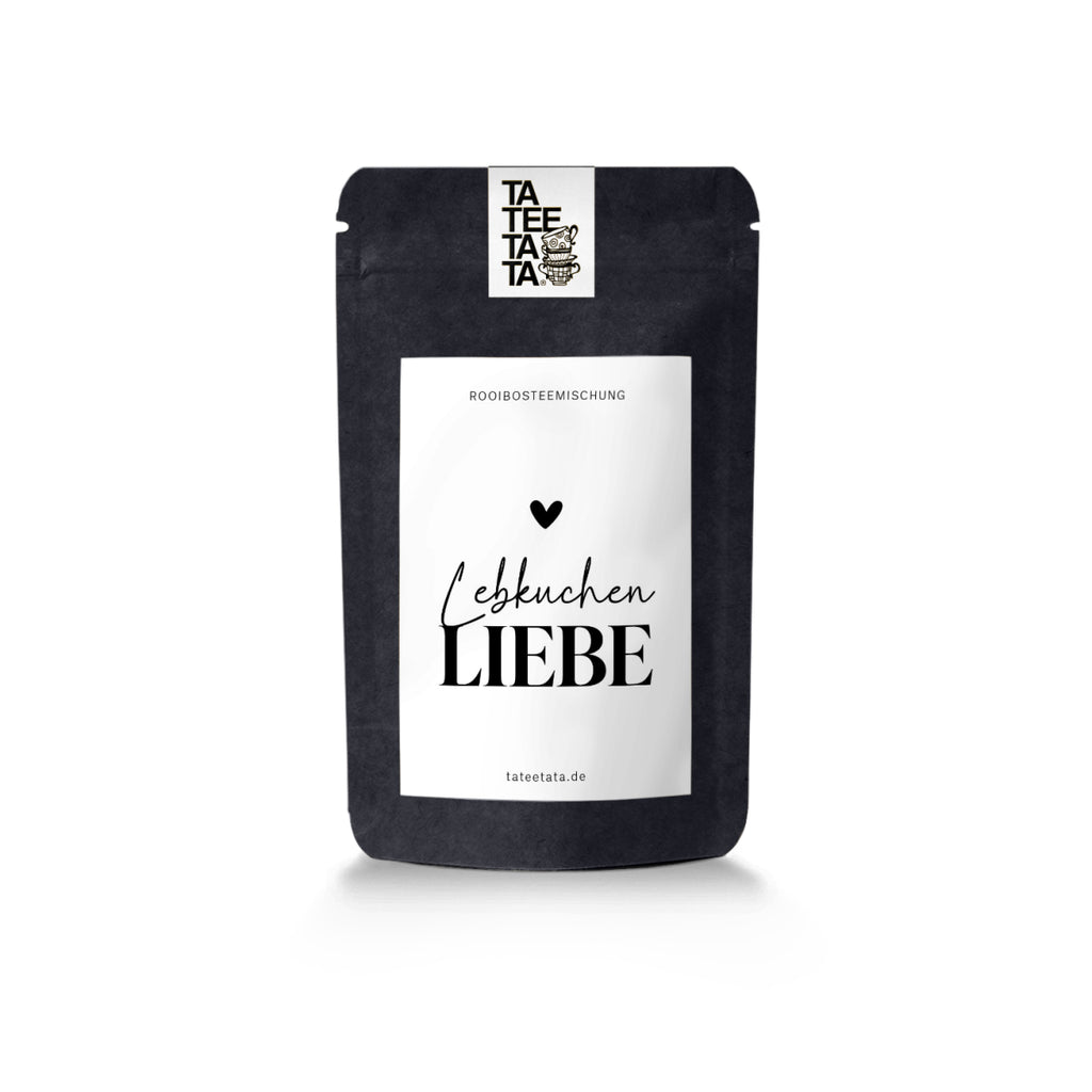 Tee „Lebkuchenliebe“ – Rooibosteemischung Mandel Lebkuchen in der Geschenktüte – Ansicht 2