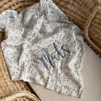 Lifestyle Flatlay – Musselin/Decke