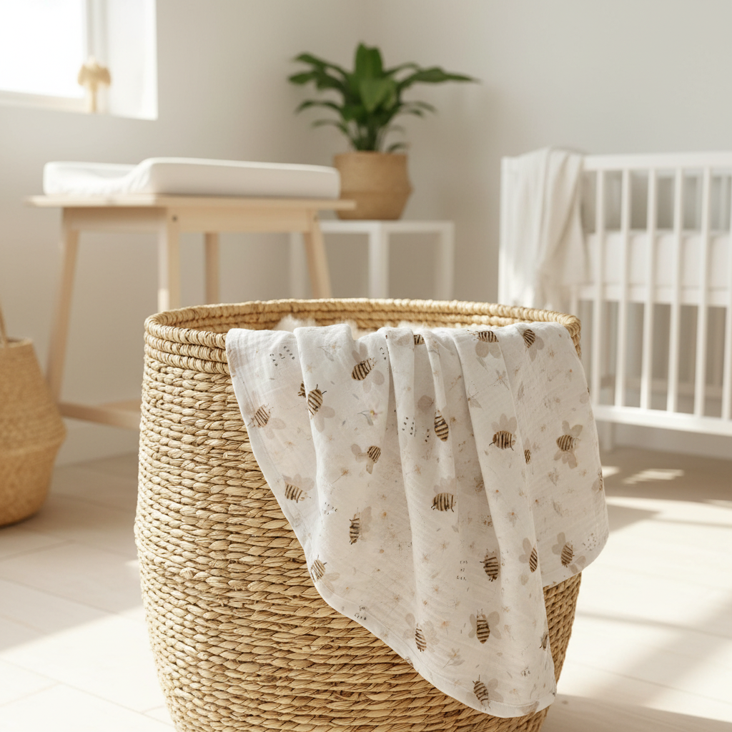 Musselintuch Biene Lifestyle