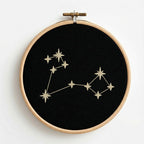 Deko-Stickrahmen Sternzeichen Fische | Pisces | handgefertigt in Deutschland