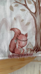 Wash pads "Boho Woodland Animals" | Set of 2