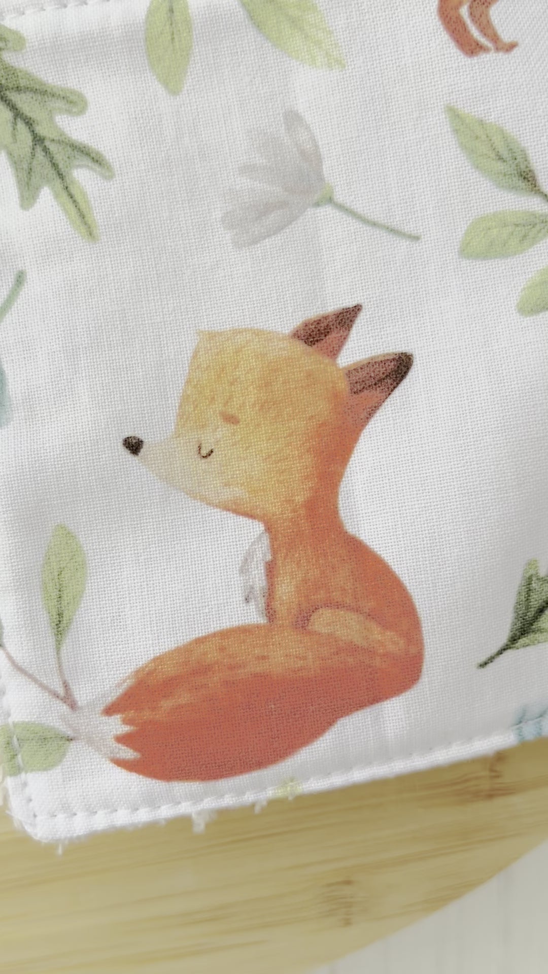 "Fox Children" Wash Pads | Set of 2