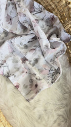 Musselintuch "Magnolien"