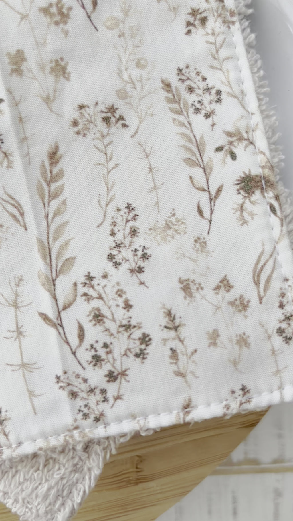 Tampons de lavage "Fleurs sauvages" | Lot de 2