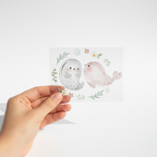 Süße Robben-Bügelbild