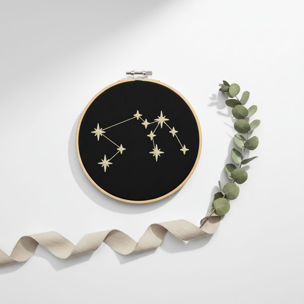 Stickrahmen Aquarius minimalistisch