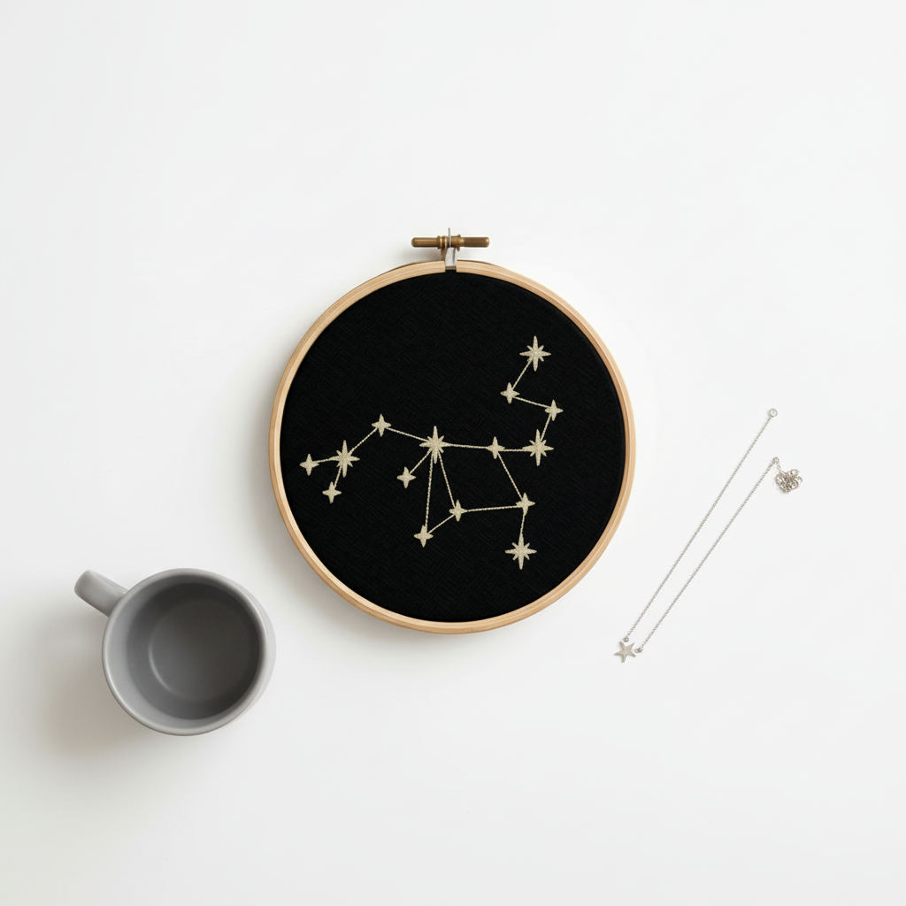 Stickrahmen Sagittarius minimalistisch