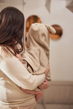 Personalisierter Badeponcho aus Frottee-Baumwolle – Baby Badeponcho mit Namen bestickt | 6 Farben