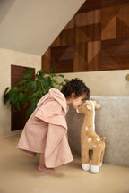 Personalisierter Badeponcho aus Frottee-Baumwolle – Baby Badeponcho mit Namen bestickt | 6 Farben