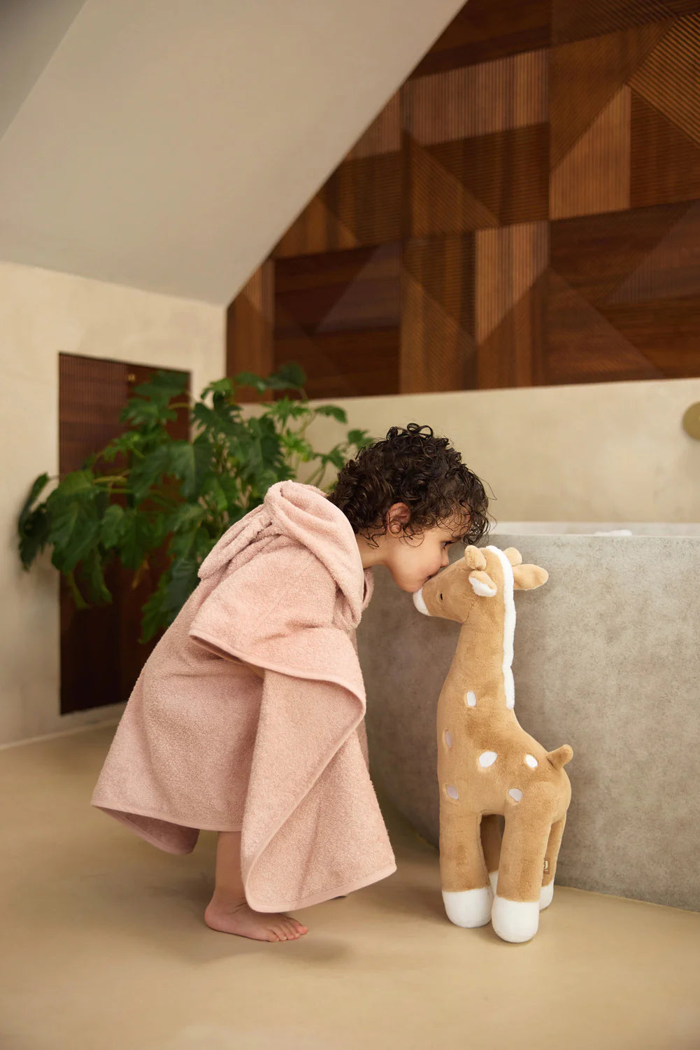 Personalisierter Badeponcho aus Frottee-Baumwolle – Baby Badeponcho mit Namen bestickt | 6 Farben