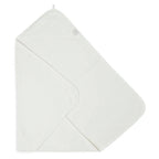 Kapuzenhandtuch Frottee ecru – personalisierbar mit Namen in verschiedenen Farben
