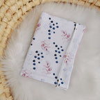 Maternity Passport Cover "Leaves &amp; Dots"