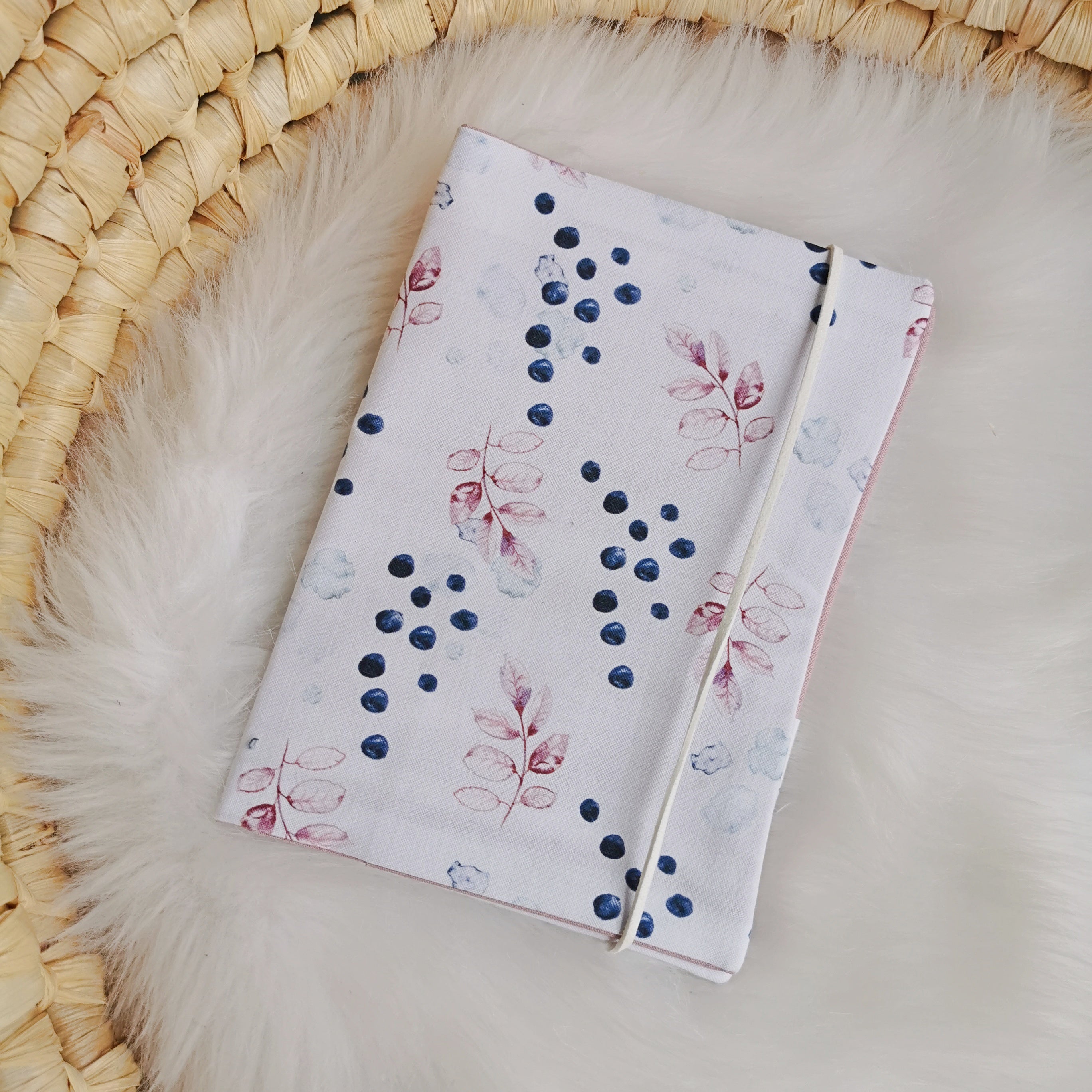 Etui Passeport Maternité "Feuilles &amp; Pois"
