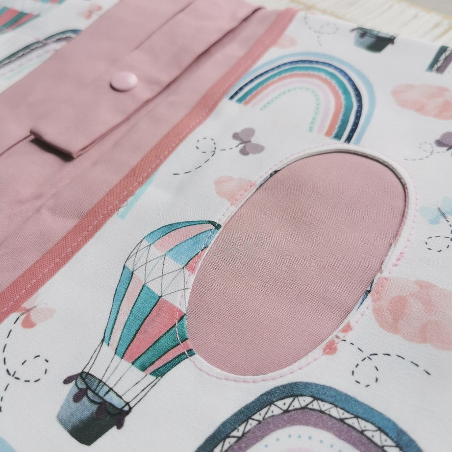 Windeltasche “Ballons", rosa