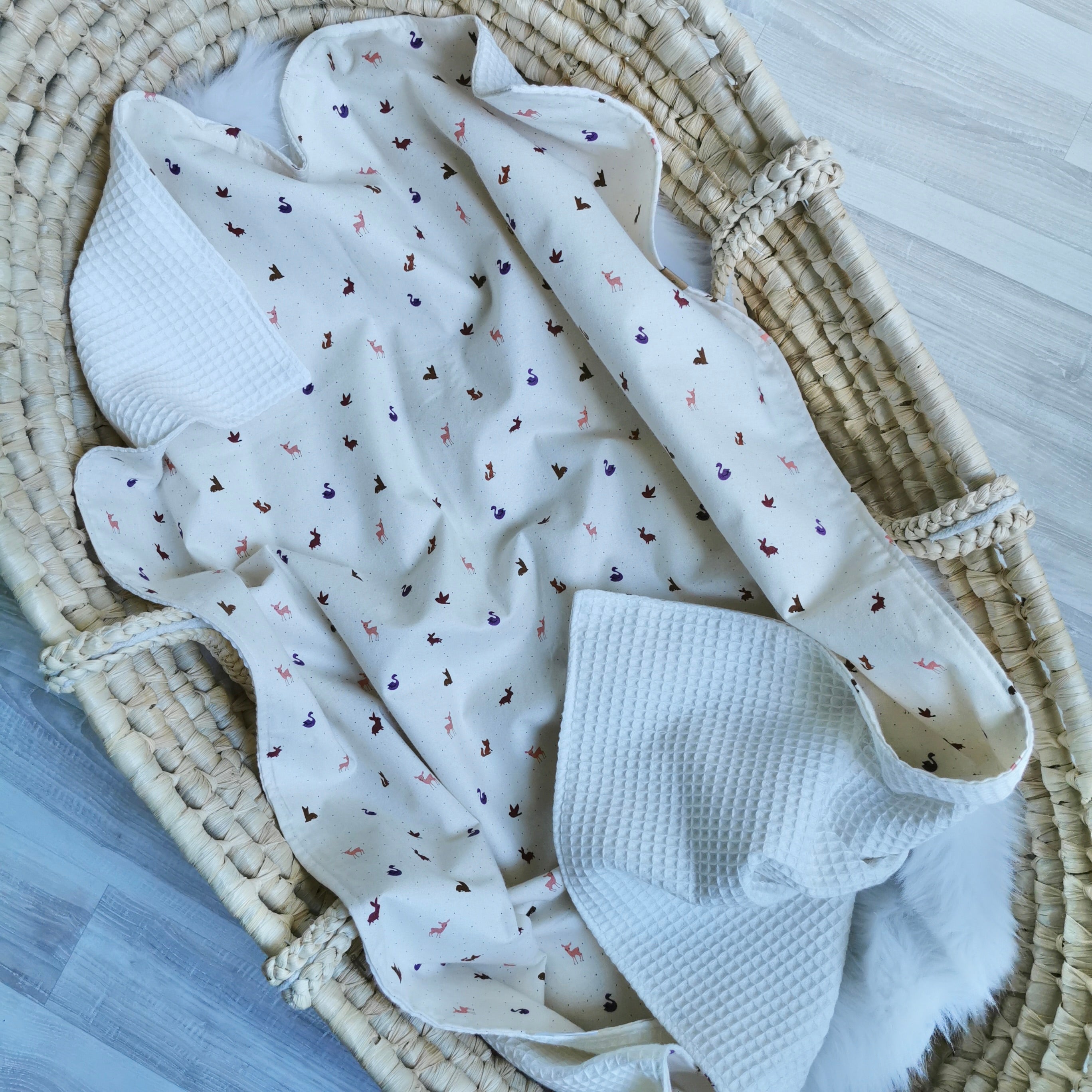 Couverture bébé "Petits Animaux" 
