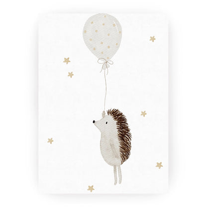 Card “Hedgehog with Balloon”