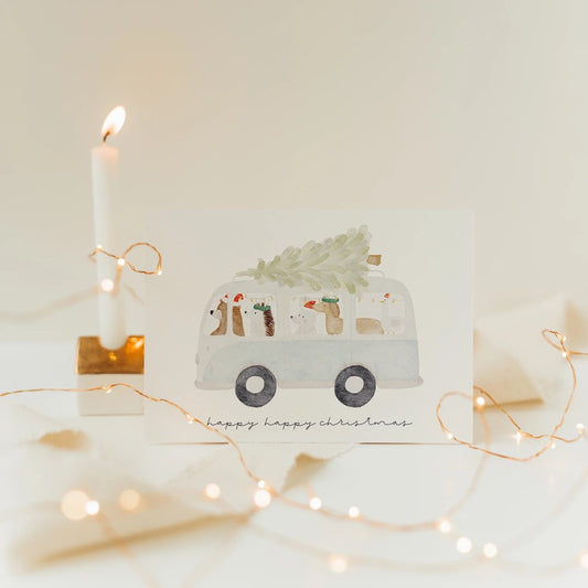 Card “Christmas Bus”