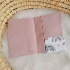 Maternity passport cover "Rainbow", pastel
