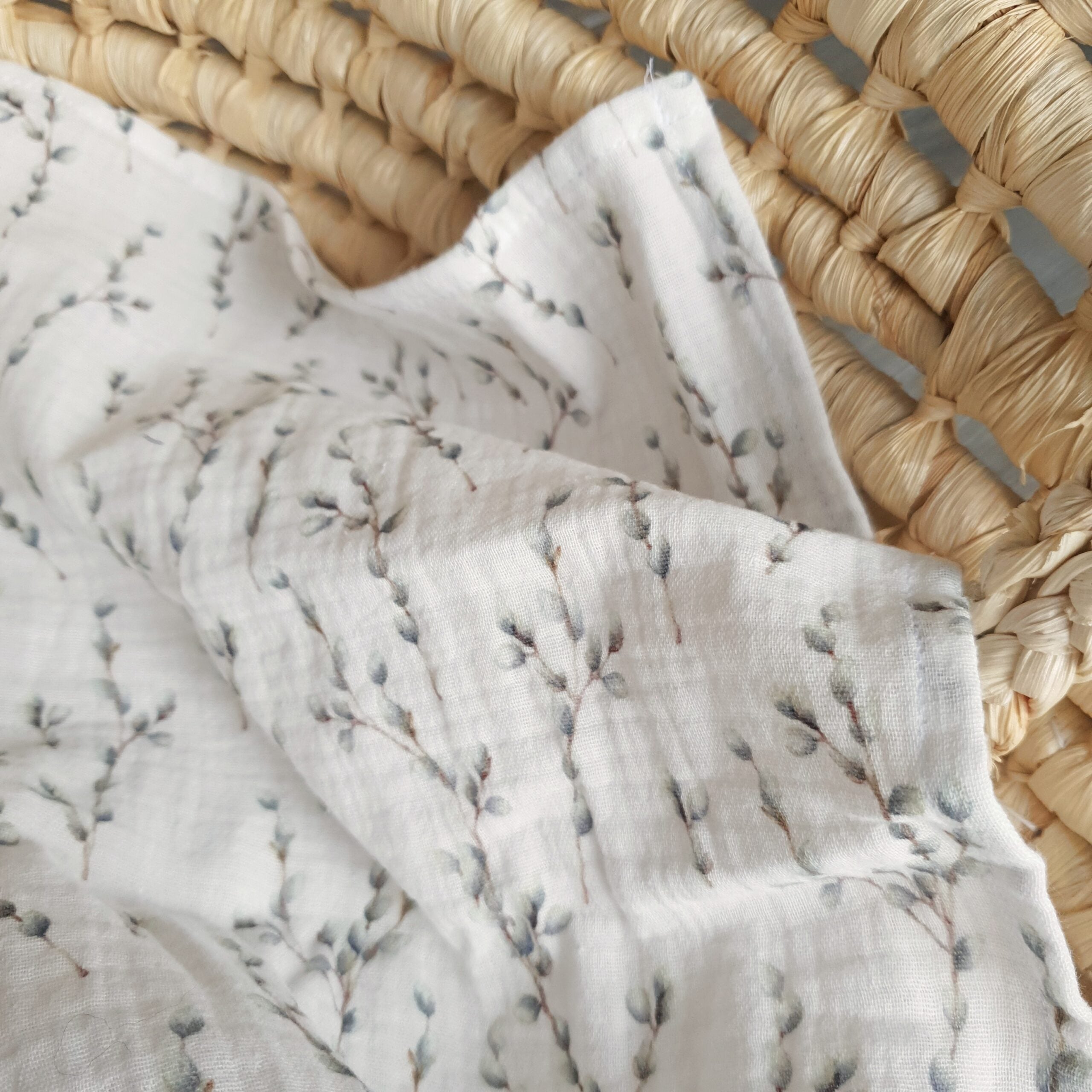 Muslin cloth "twigs"
