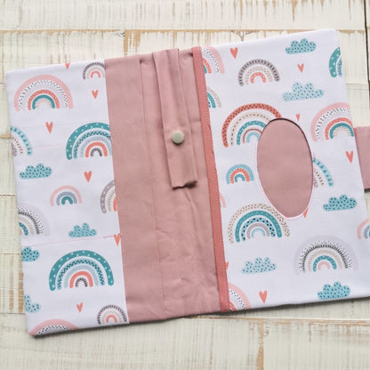 Diaper bag "Rainbow", pastel