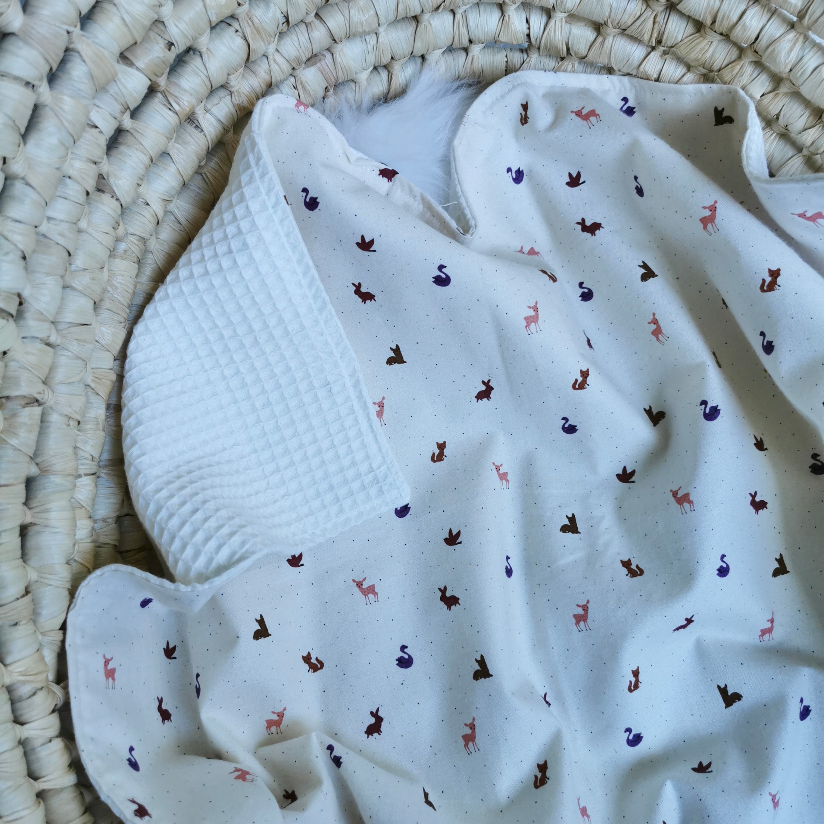 Couverture bébé "Petits Animaux" 