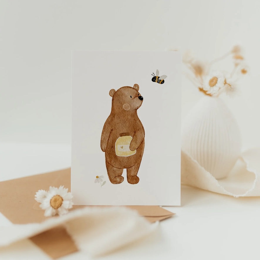 Card “Honey Bear”