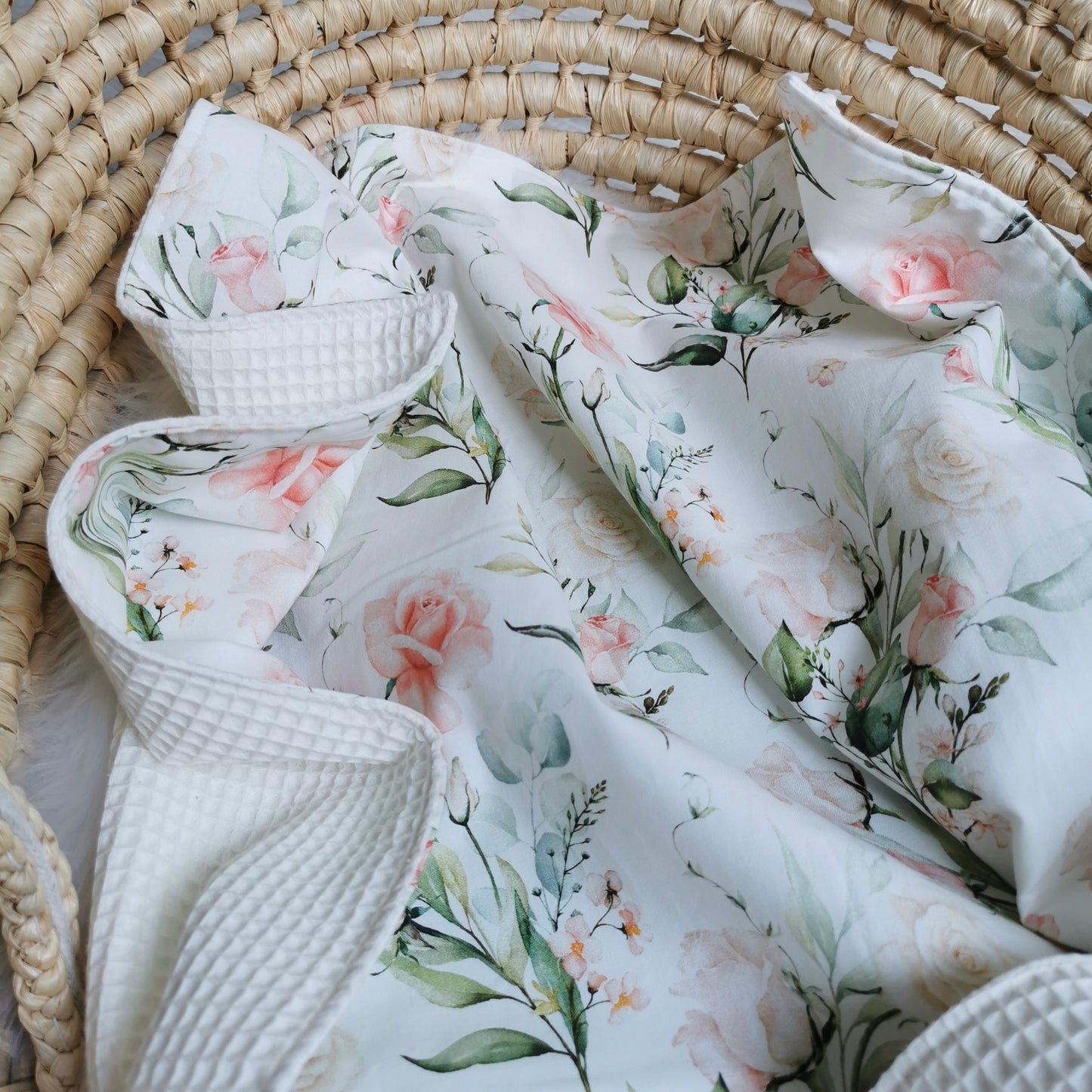 Baby Blanket “Watercolor Roses”