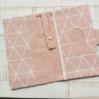 Diaper bag "Triangles", powder
