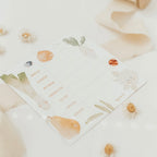 Horaire hebdomadaire réutilisable | Aimant frigo "Fruit", petit