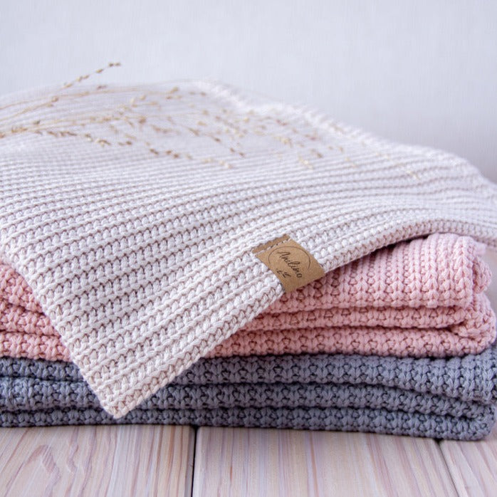 Kuscheldecke "Strick" | Farbauswahl