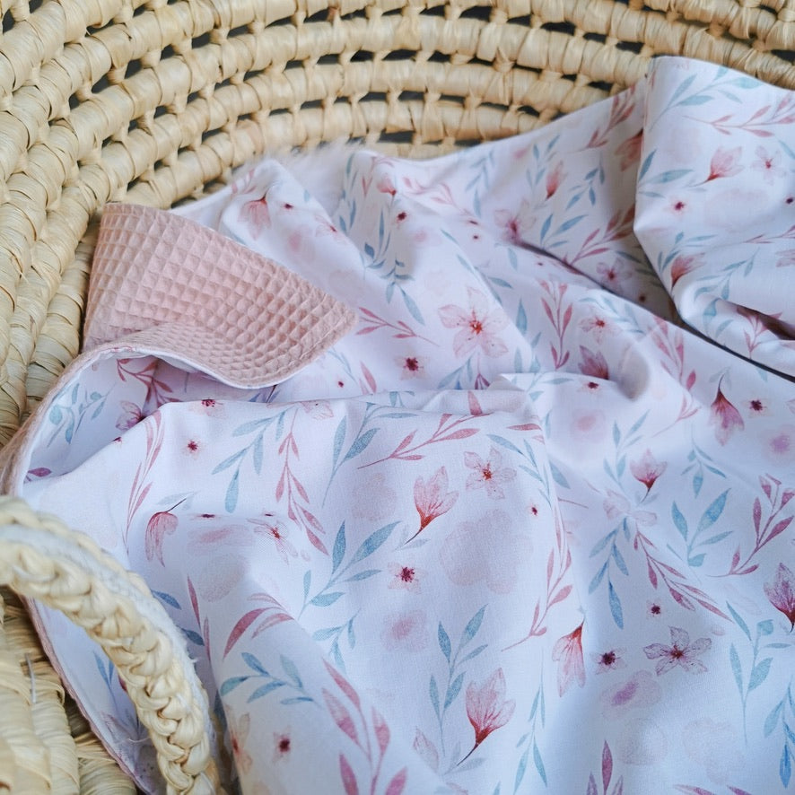 Baby Blanket “Pastel Flowers”