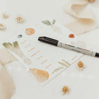 Horaire hebdomadaire réutilisable | Aimant frigo "Fruit", petit