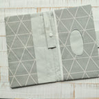 Diaper bag "Triangles", green