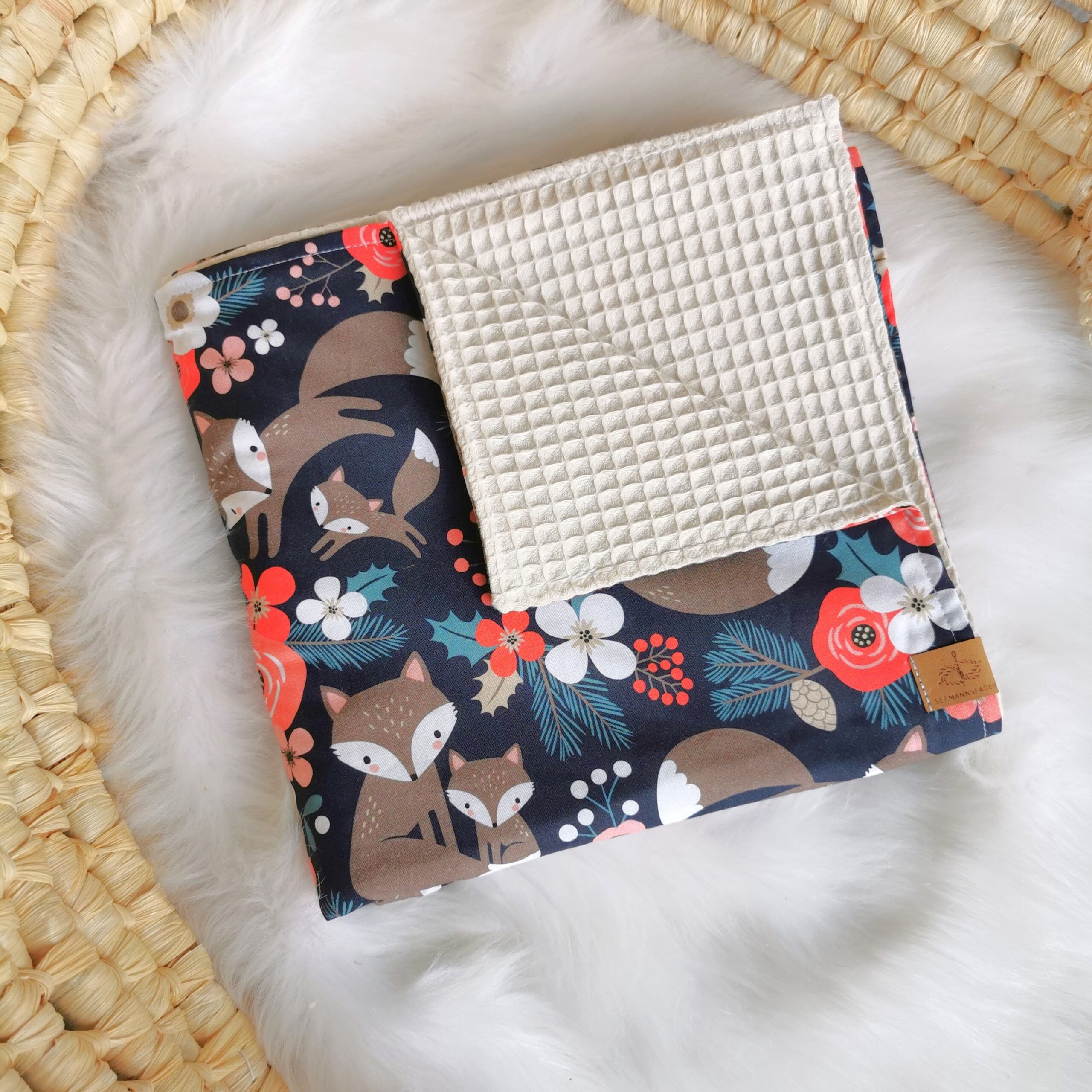 Couverture bébé « Fox Mama &amp; Baby »