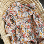 Mousseline "Fleurs Rétro"