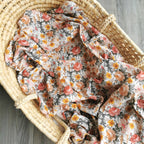 Mousseline "Fleurs Rétro"