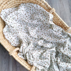 Mousseline "fleurs des prés" en coton bio