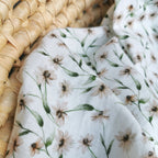 Mousseline "fleurs des prés" en coton bio