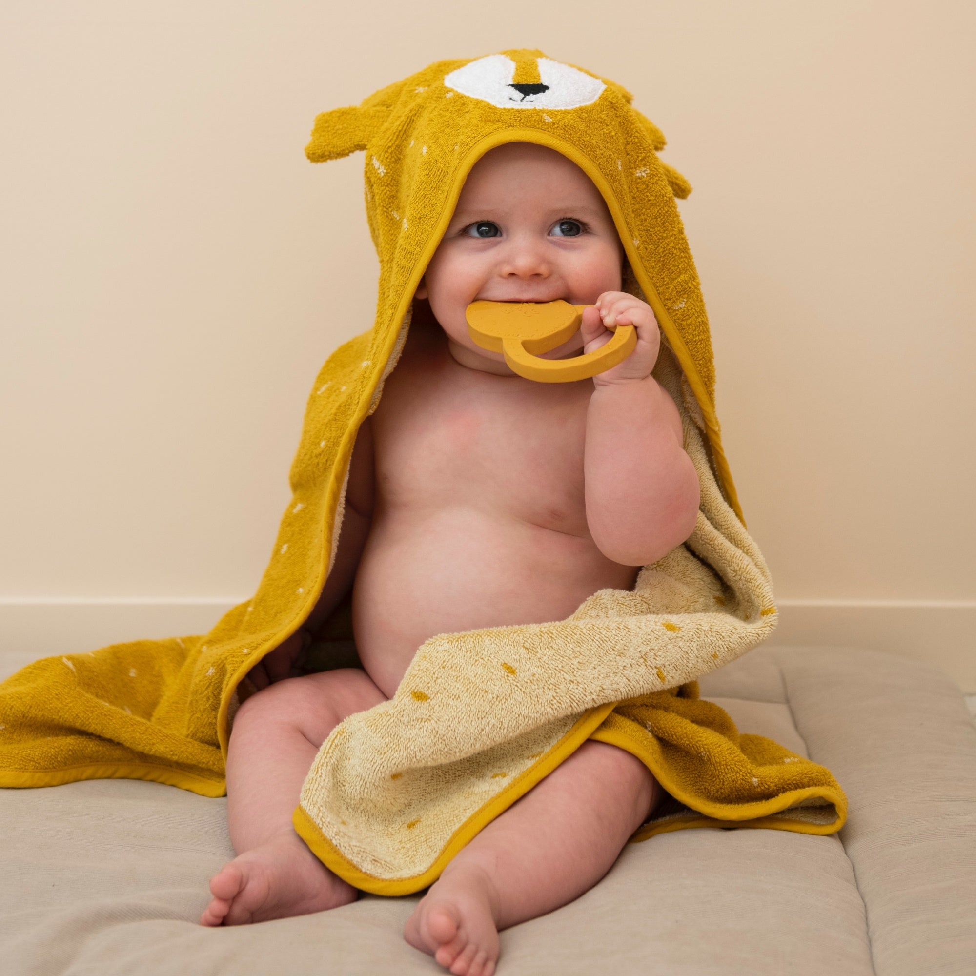 Serviette à Capuche "Monsieur Lion"
