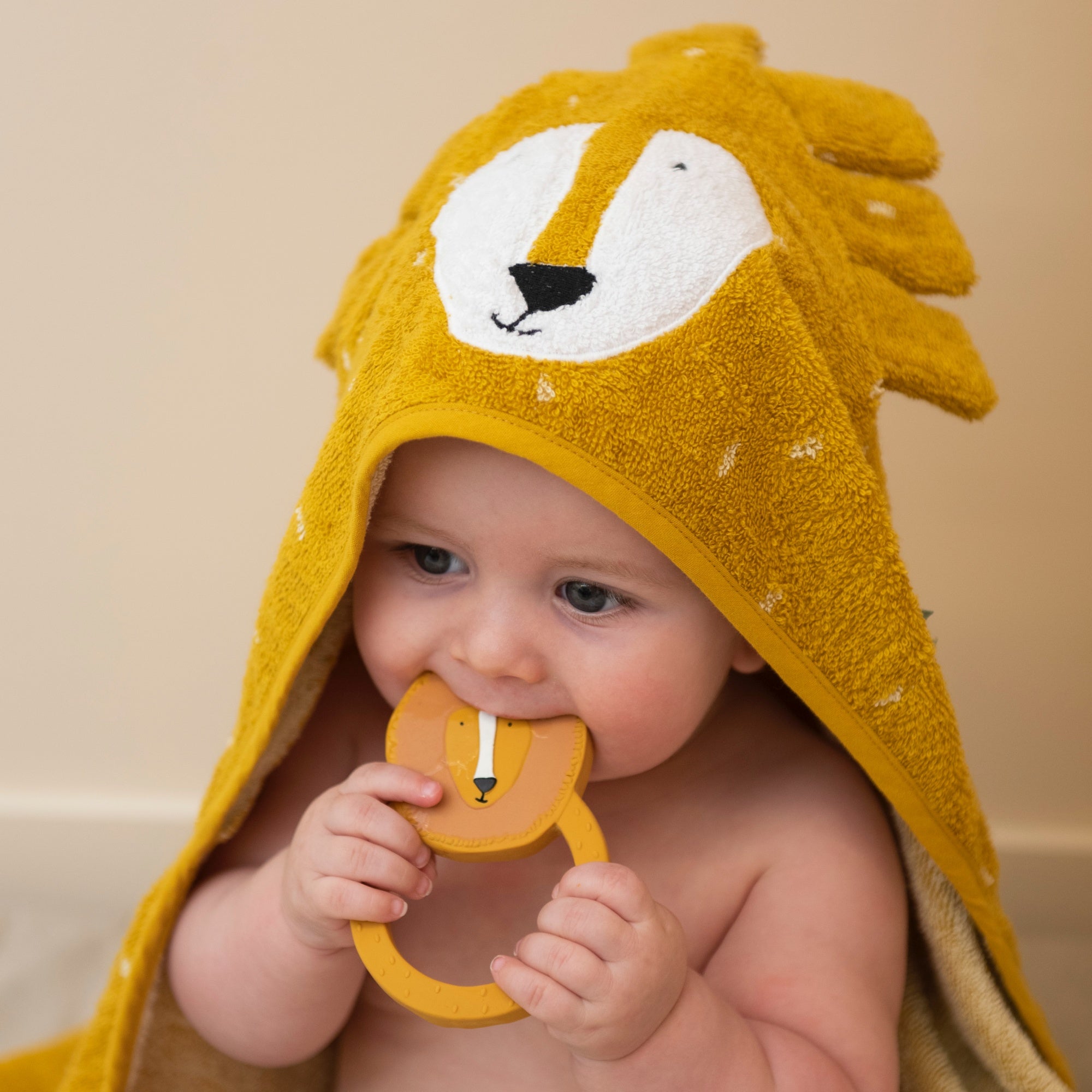 Serviette à Capuche "Monsieur Lion"