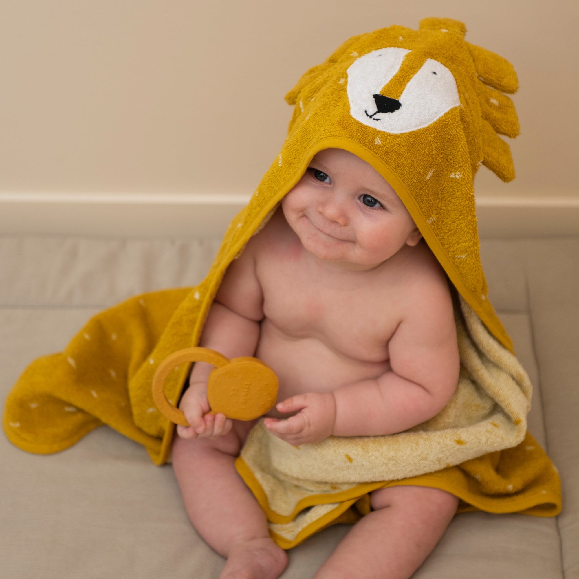Serviette à Capuche "Monsieur Lion"
