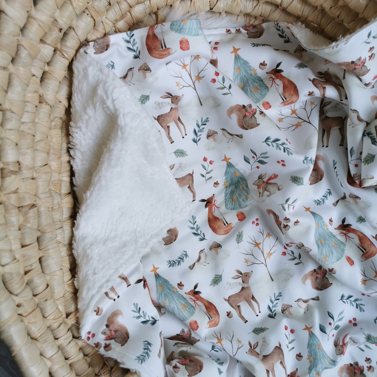 Baby Blanket “Winter Animals”